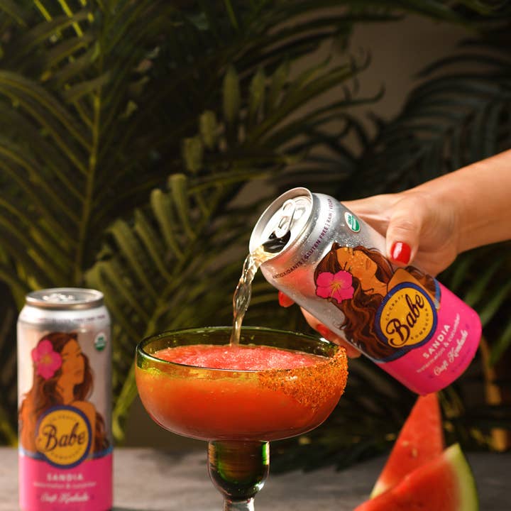 Babe Beverages - Wholesale Kombucha - Sandia Kombucha (Watermelon, Cucumber) - 12 Pack2