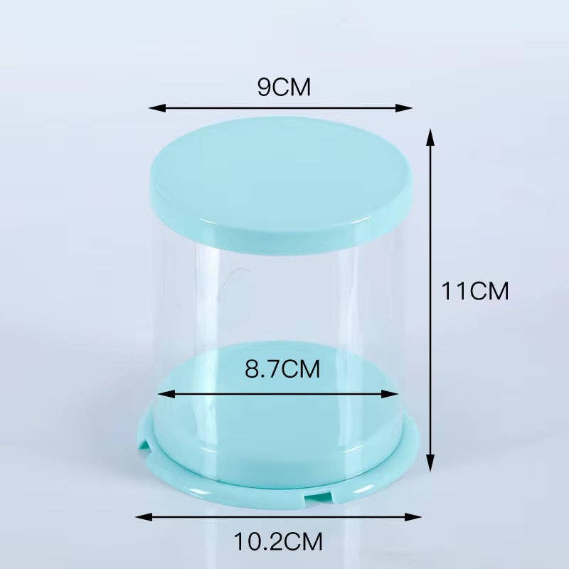 Elegant Design Supply – wholesale Cake decorating kit – Mini 2 inch Transparent Clear Box (10pcs/set)2