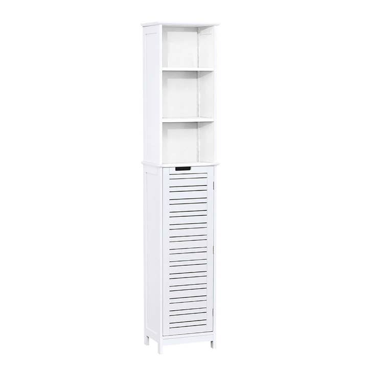 Tall White Storage Cabinet – Miami for wholesale on Faire1