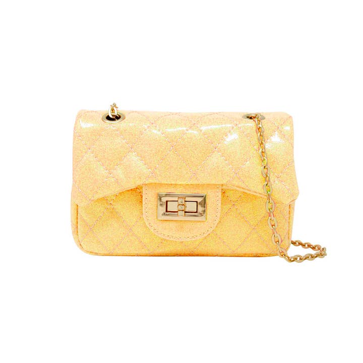 Tiny Treats and ZOMI GEMS - Wholesale Crossbody Bag - Kids - Classic Quilted Sparkle Mini Purse