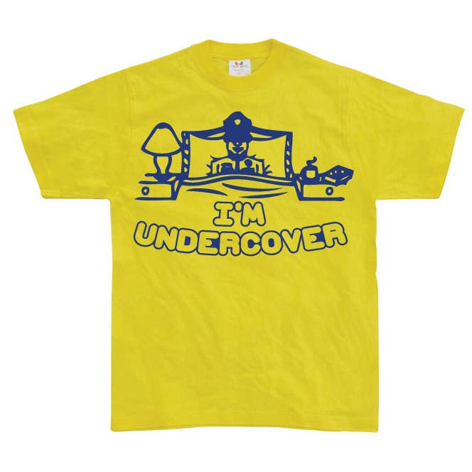 Hybris Production AB - Vendita all'ingrosso Maglietta serigrafata - Unisex - Maglietta Im Undercover4