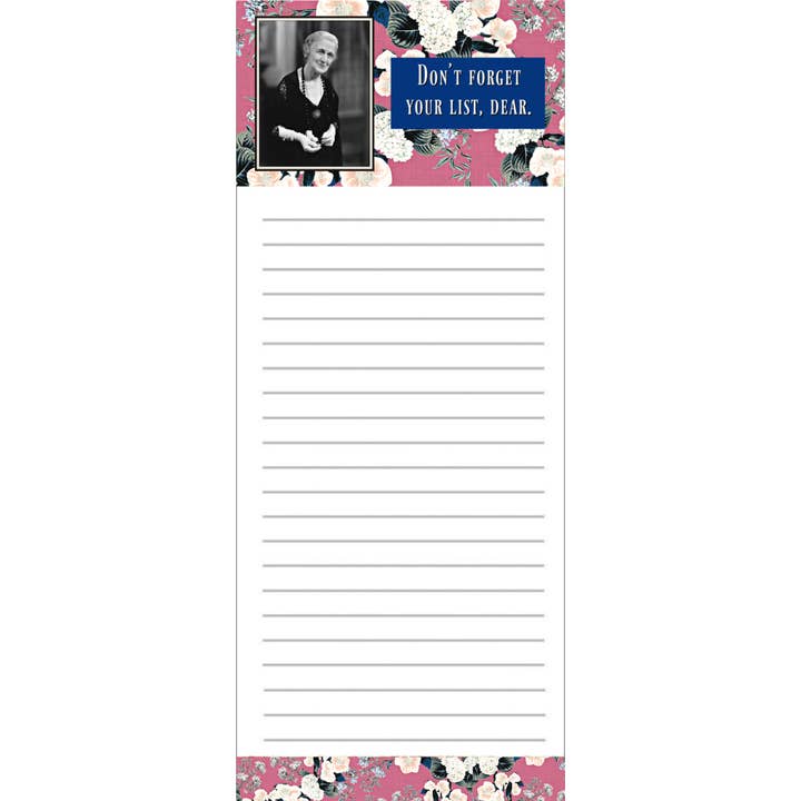 Ümlaut Brooklyn – wholesale Notepad – Don't Forget Your List, Dear - Magnetic Notepad