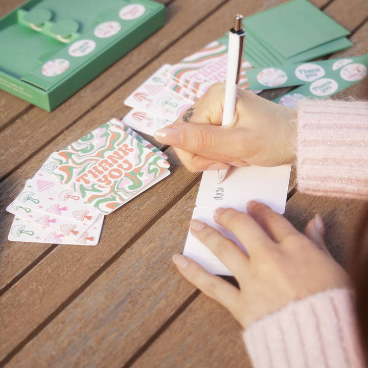 Studio Oh! - Wholesale Stationery/Notecard Set - Wild Realm Assorted Mini Note Card Set with Stickers