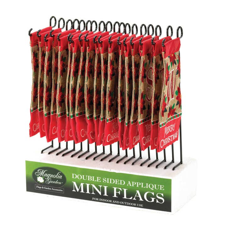 Dicksons - Wholesale Flag - π² Mini Merry Christmas Monogram Flag Assortment