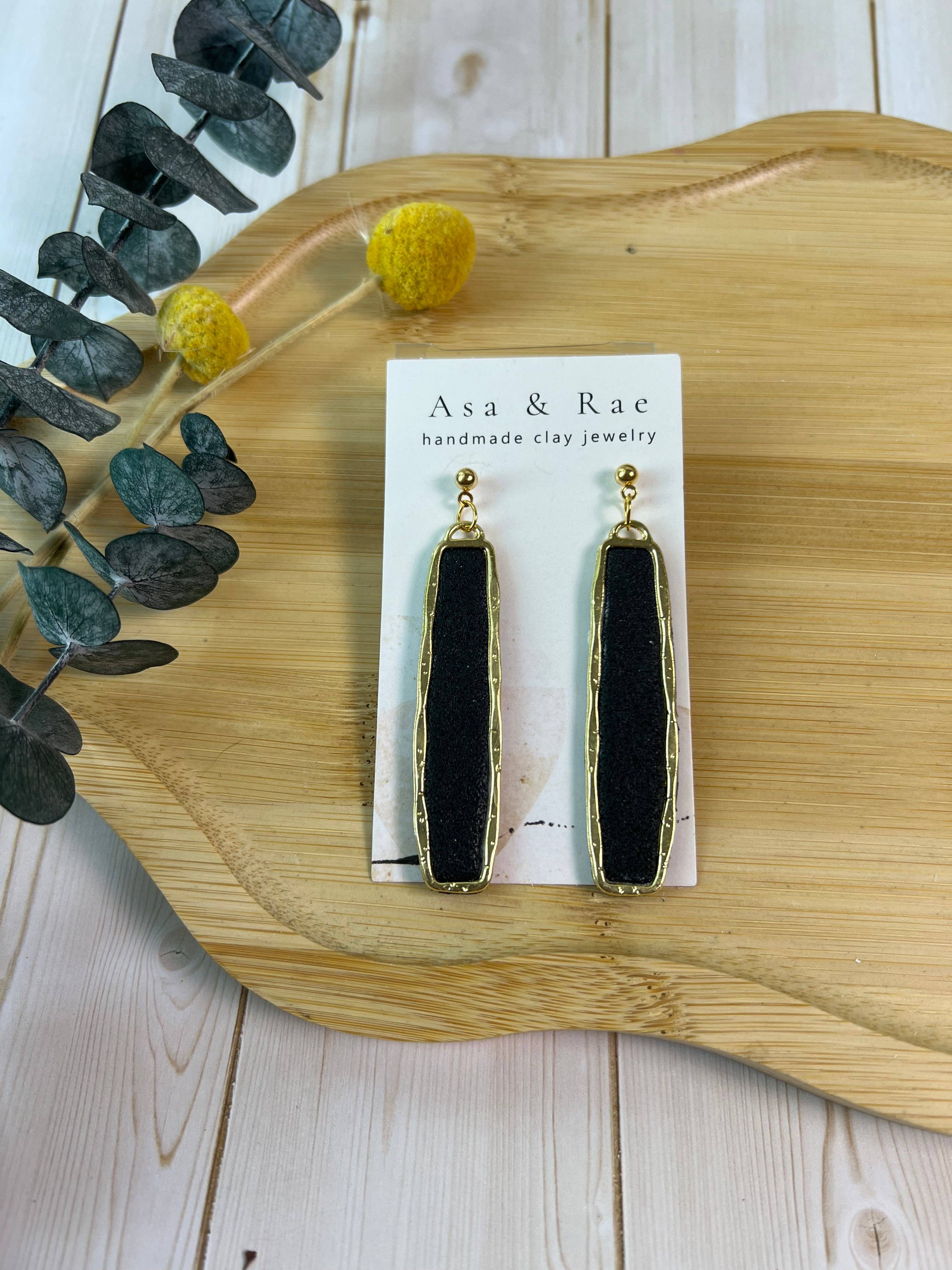 Asa&Rae - Wholesale Dangle Earrings - Oblong Rectangle Dangle3