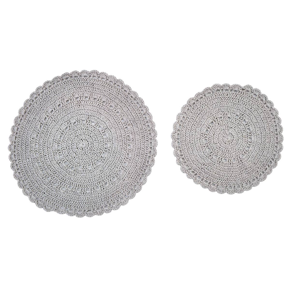 Park Designs – wholesale Placemat – Lace Accent Mats Set Of 2 - Mist0