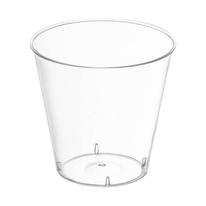 Smarty had a Party - Wholesale Disposable Cup - 9 oz. Crystal Clear Plastic Disposable Party Cups - 500 pcs