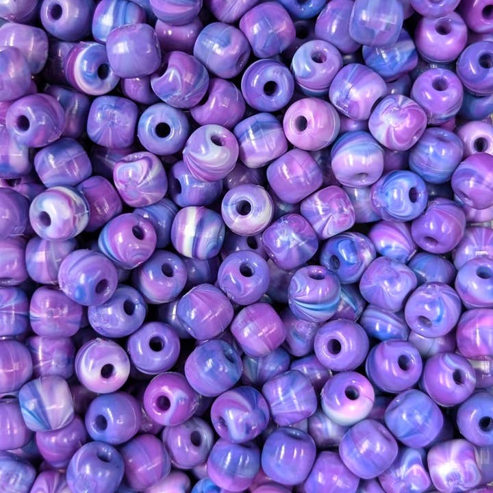 Pärlor av återvunnen havsplast: 6 mm smyckestillbehör för wholesale av Brothers Make