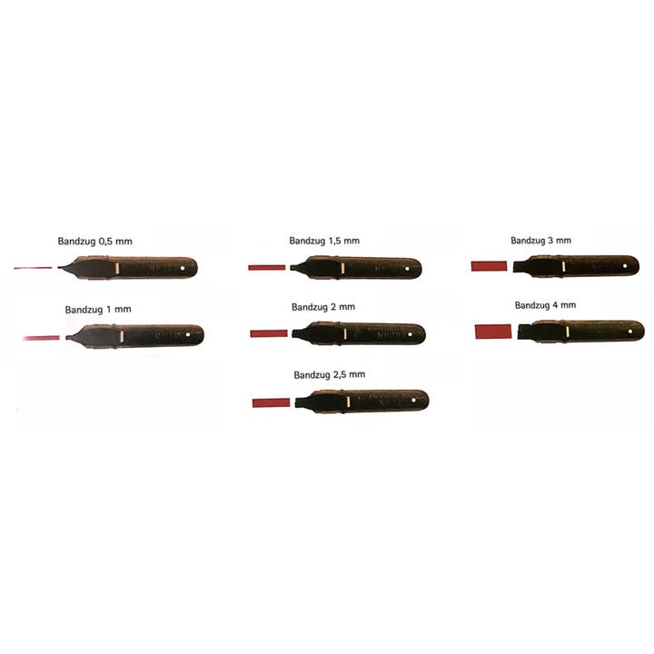 Exaclair - Wholesale Pen - Brause Calligraphy Nib - Bandzug - 7 Sizes