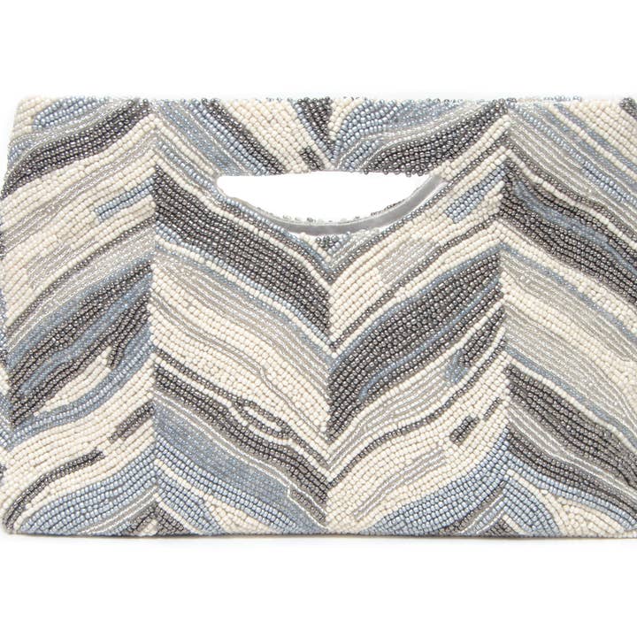 Handcrafted Beaded Satin Lined Purse for wholesale by Tiana Designs