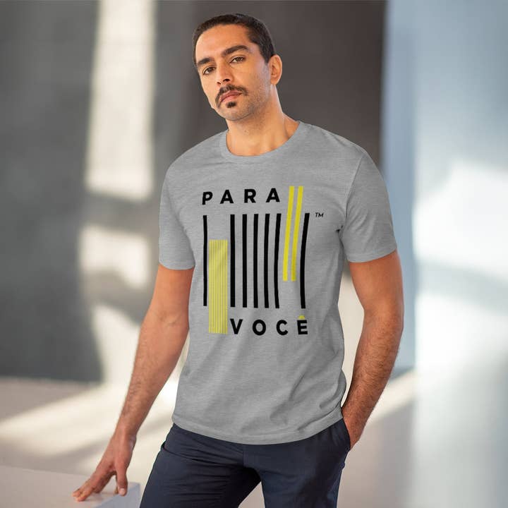 2882Sport™ Para Você Barcode 100% Organic T-shirt - Unisex for wholesale by 2882Brand™