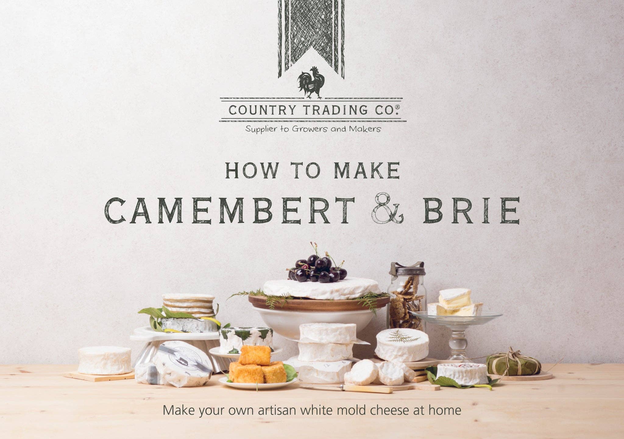 Country Trading Co. - Wholesale Cookbooks and food - Home Dairy Vol. 3 - How to Make Camembert & Brie0
