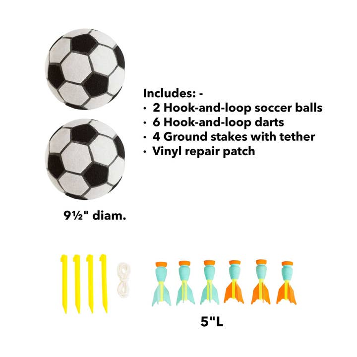Hearthsong - Wholesale Sporting Game - Kids & Baby - Giant Inflatable 2-in-1 Darts & Soccer Set6