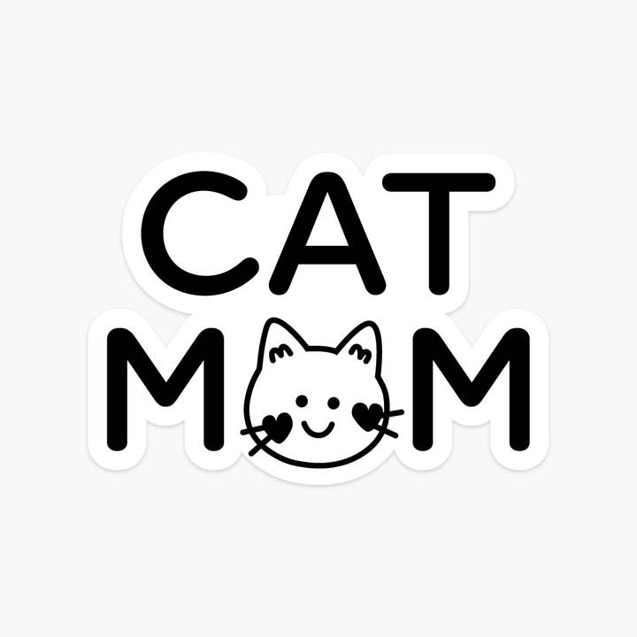 The Stray Shop - Wholesale Sticker - Cat Mom Sticker