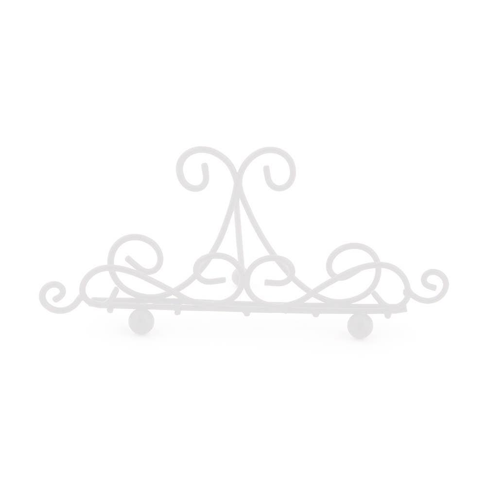 Weddingstar Inc. - Vendita all'ingrosso Decorazioni da tavolo - Porta cancelleria a filo ornamentale basso - bianco (6)2