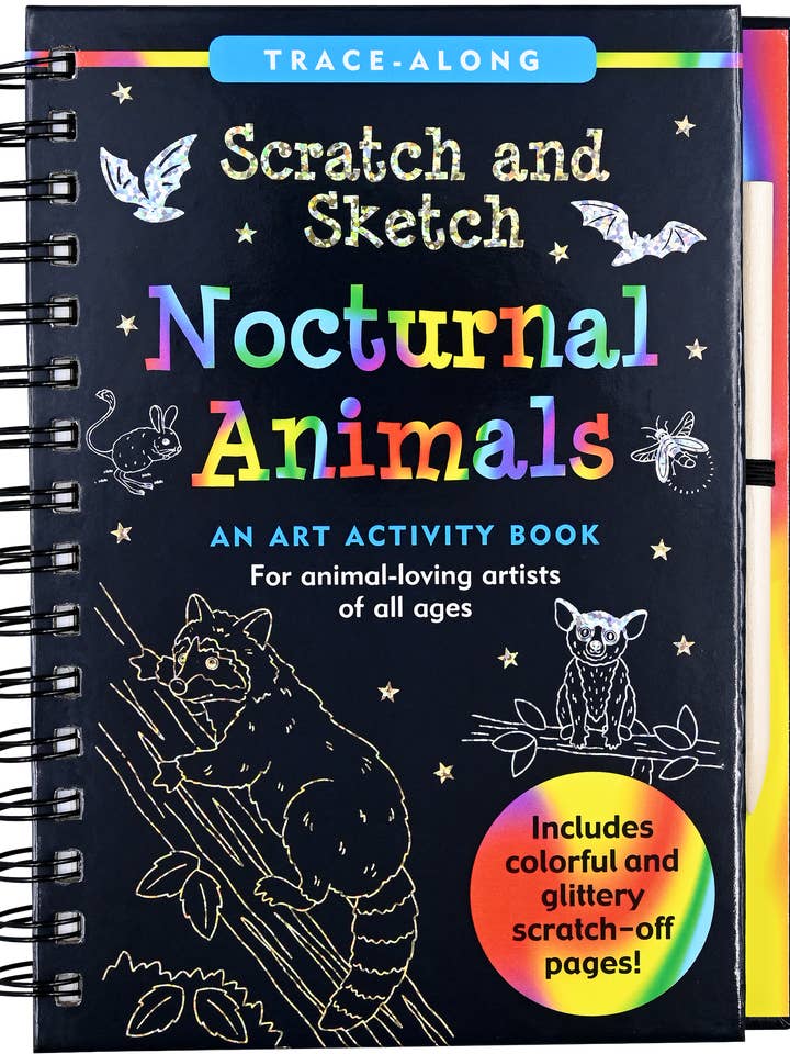 Scratch & Sketch Nocturnal Animals for wholesale by Peter Pauper Press, inc.