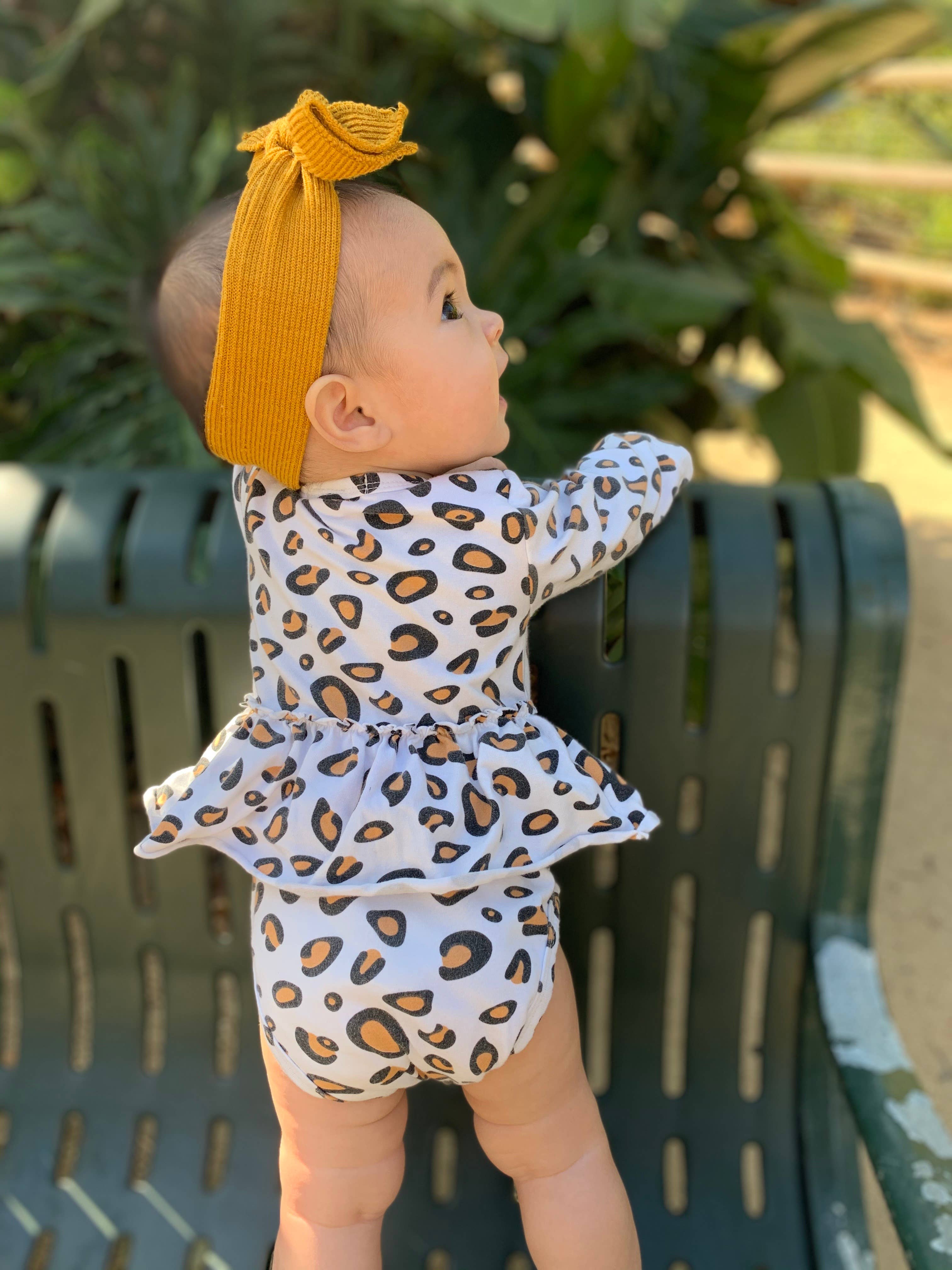 The New Class - Wholesale Jumpsuit - Baby - Animal Print Long Sleeve Romper1