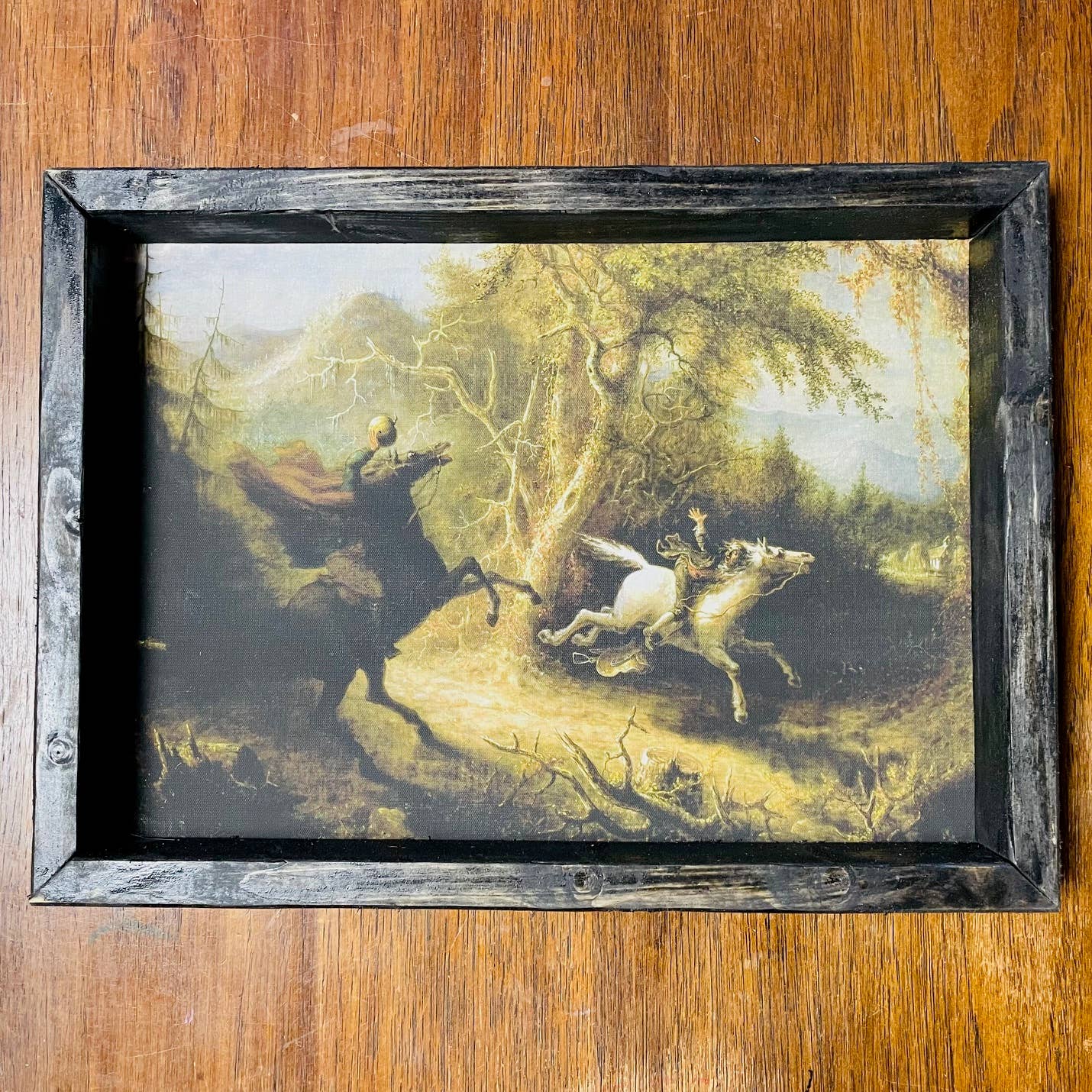 LAND OF COTTON - Vente Affiche d'art - Impression encadrée du Cavalier sans tête à Sleepy Hollow1