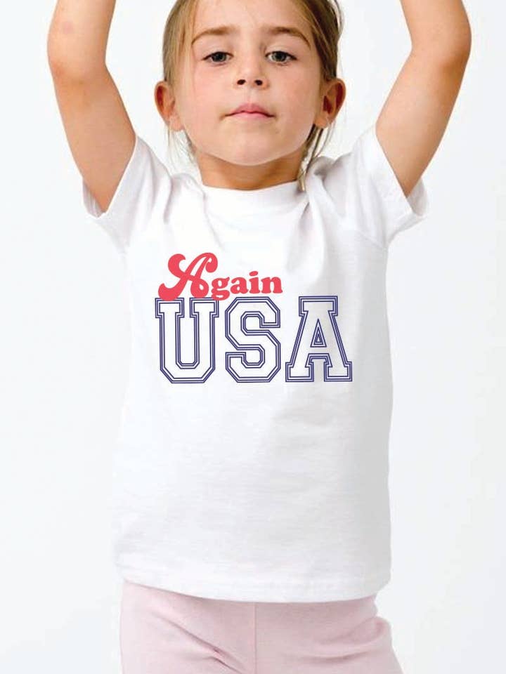 L1200 - T-shirt con grafica USA per la vendita all'ingrosso da parte di KNOCK ON THE STYLE