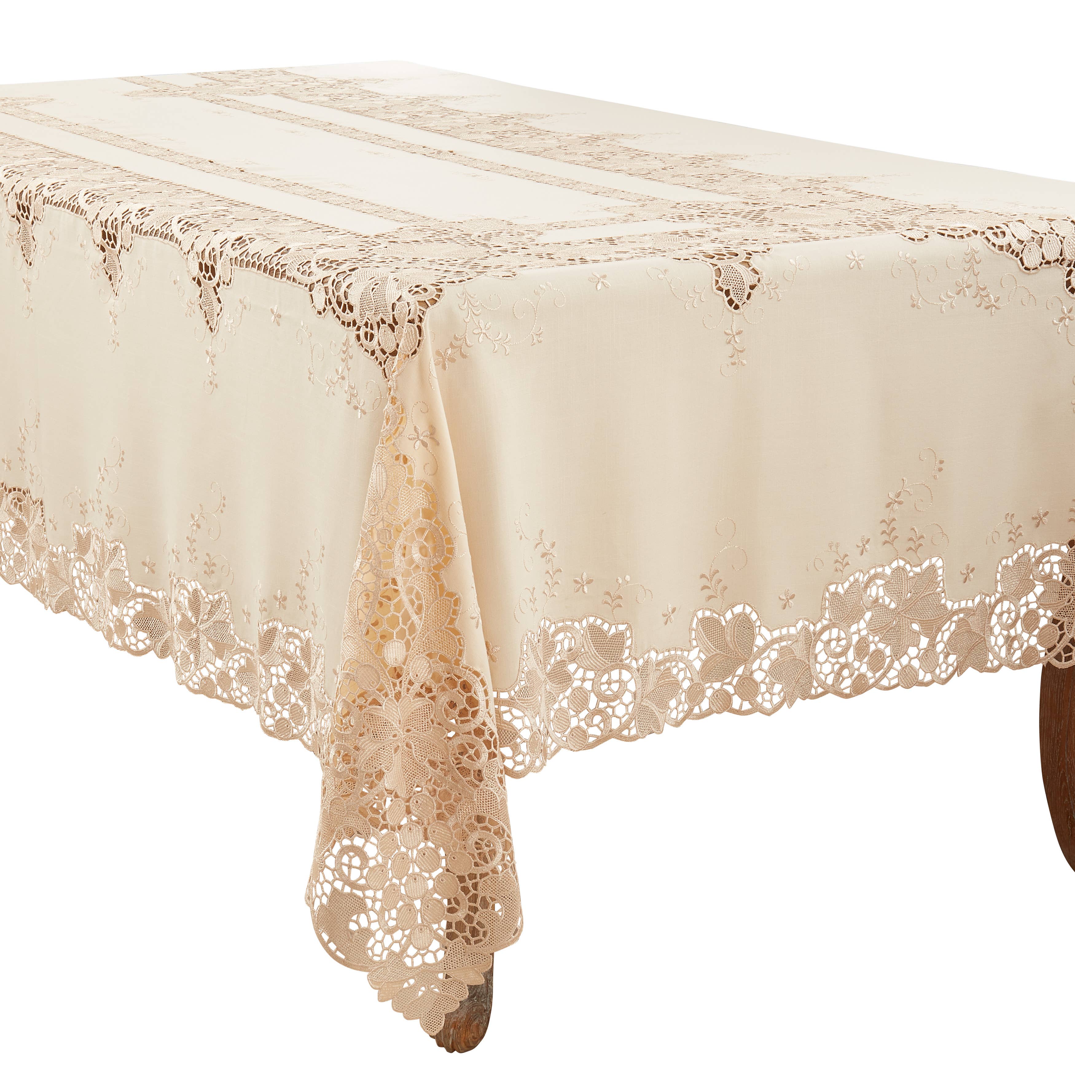 Saro Lifestyle - Wholesale Tablecloth - Lace Tablecloth0