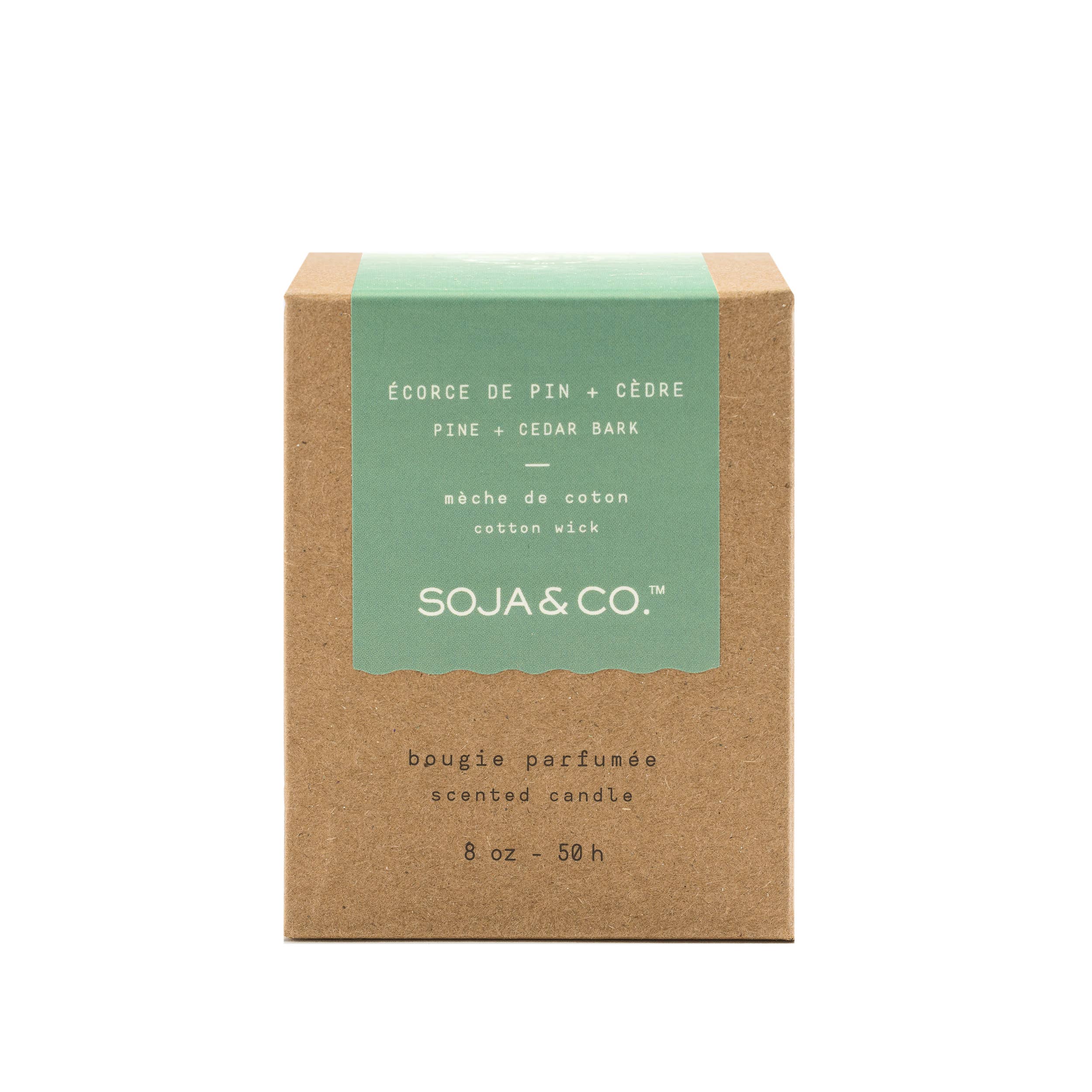 SOJA&CO.® - Wholesale Jar/Filled Candle - Soy Wax Candle | Pine + Cedar Bark2
