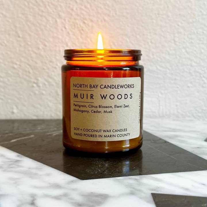 North Bay Candleworks - Wholesale Jar/Filled Candle - Muir Woods (Standard Size, 8 oz)2