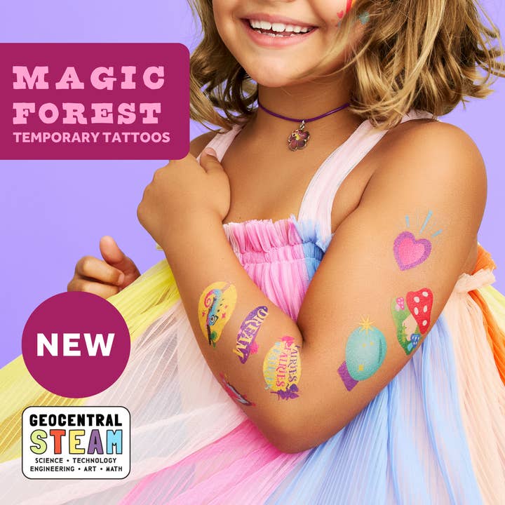 Magic Forest Temporary Tattoos – USA MADE! for wholesale by GeoCentral