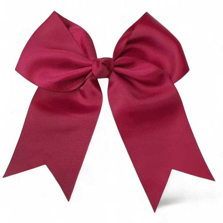 Kids Charm Online - Wholesale Hair Bow - Kids - 8" X 8" Cheer leader hair bows with alligator clip. 6pcs/$10.50