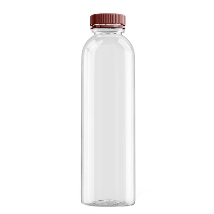 OH YES PLASTICS - Wholesale Milk/Juice Bottle - 16 oz Tall Round Plastic Juice Bottles 10