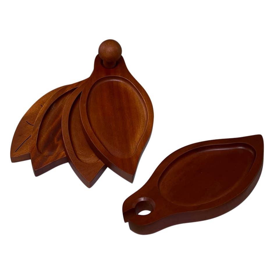 Primeware Inc. - Wholesale Servies voorgerecht - Voorgerecht Dienblad Mahonie Ontwerp2