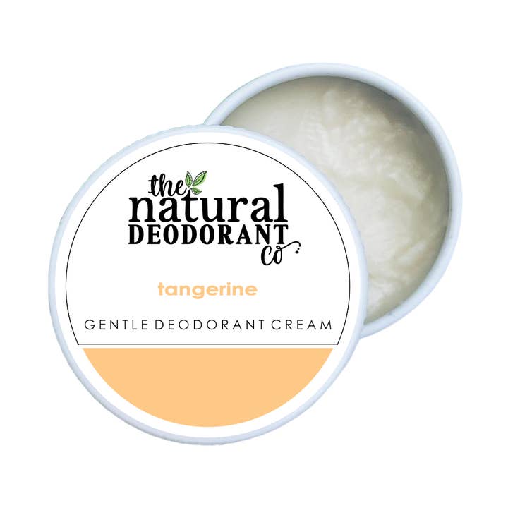 Desodorizante Suave Creme Tangerina 10g Mini por atacado de The Natural Deodorant Co.