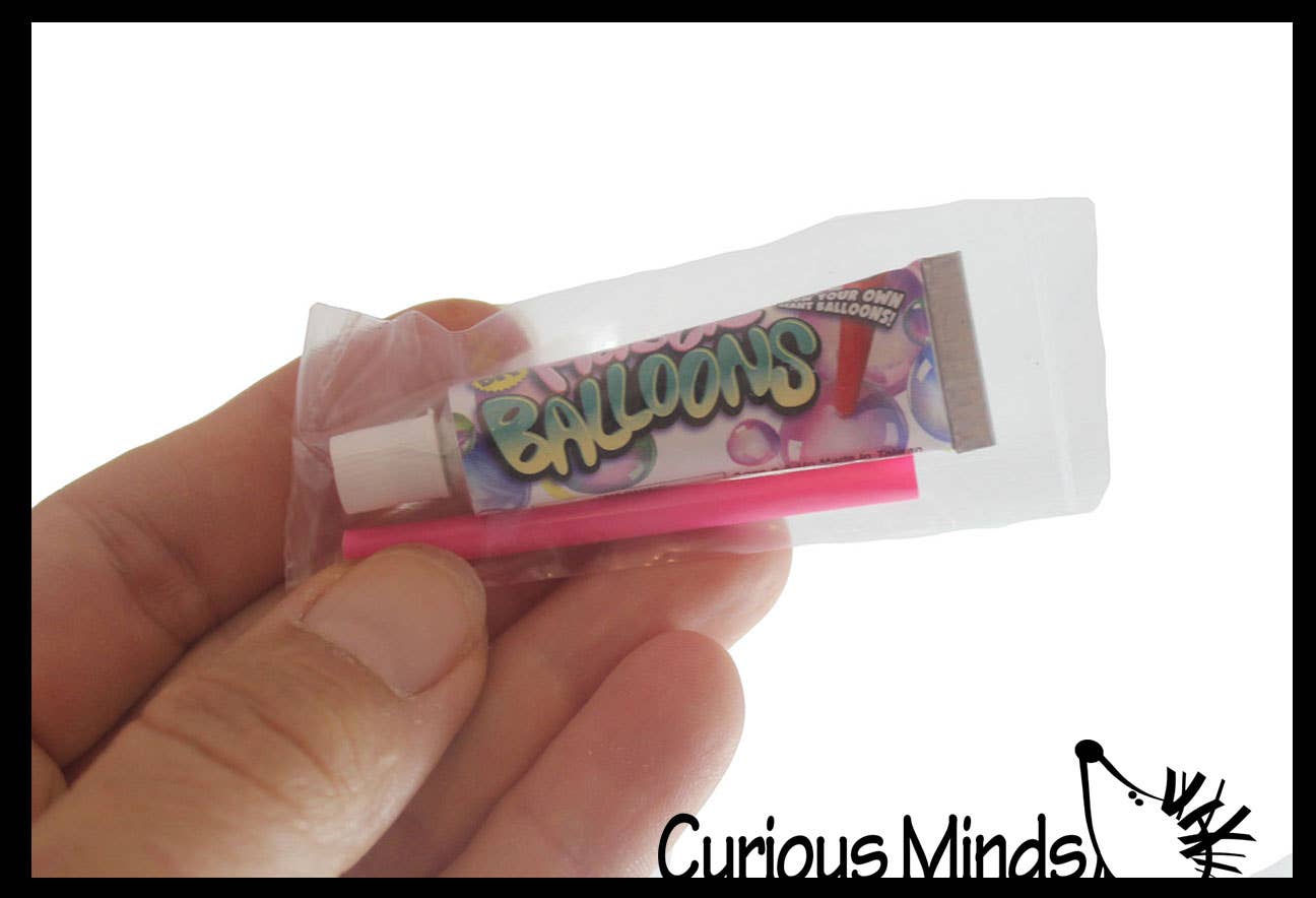 Curious Minds Toys - Wholesale Classic Toy - Kids - 1 Plastic Balloons - Balloonies - Retro Toy - Blow Plastic B1