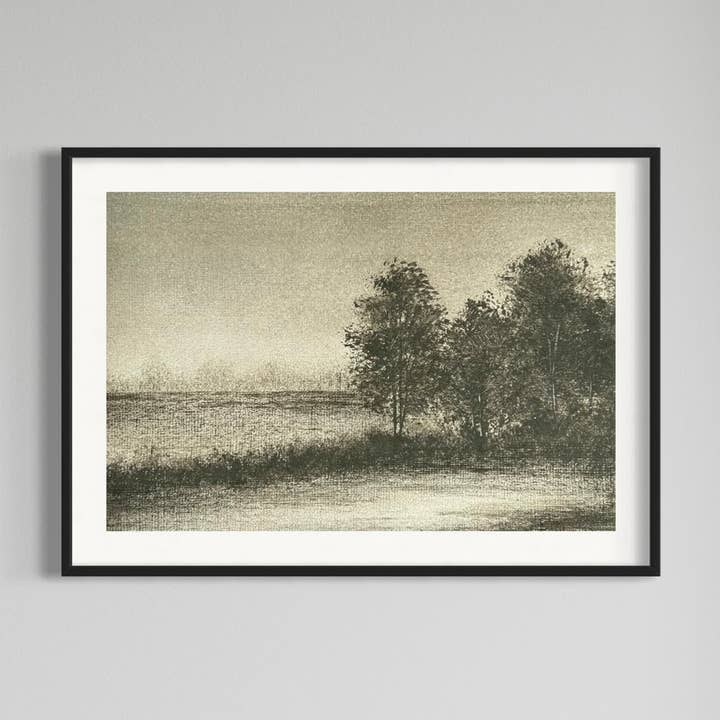 "Near No.8” Landscape Art Print for wholesale by Dianne George Art