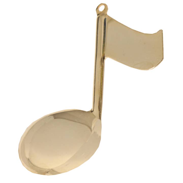 Gouden Muzieknoot Kerstornament voor wholesale door Gloria Duchin