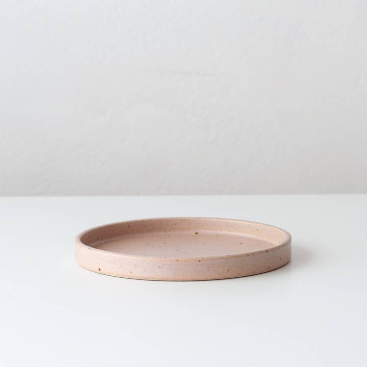 Everyday Cake Plate - Feldspar Pink & Speckled for wholesale by Dor & Tan