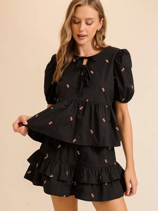 Twentyten - Wholesale Blouse - Women's - Short Sleeve Tie Top - MN30243