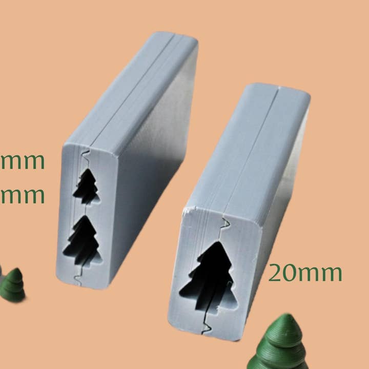 Christmas tree Polymer clay Roller | Air Dry clay roller for wholesale by Roussell Prints and Demand LLC