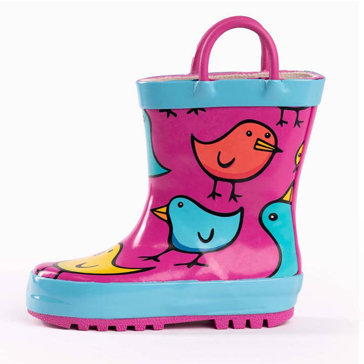Norty Girls 11-3 Chicks Rubber Rain Boot 16490 Prepack for wholesale by The Norty Brand
