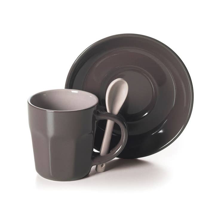 multicolour Set of 6 Abbraccio Coffee Cups for wholesale on Faire4