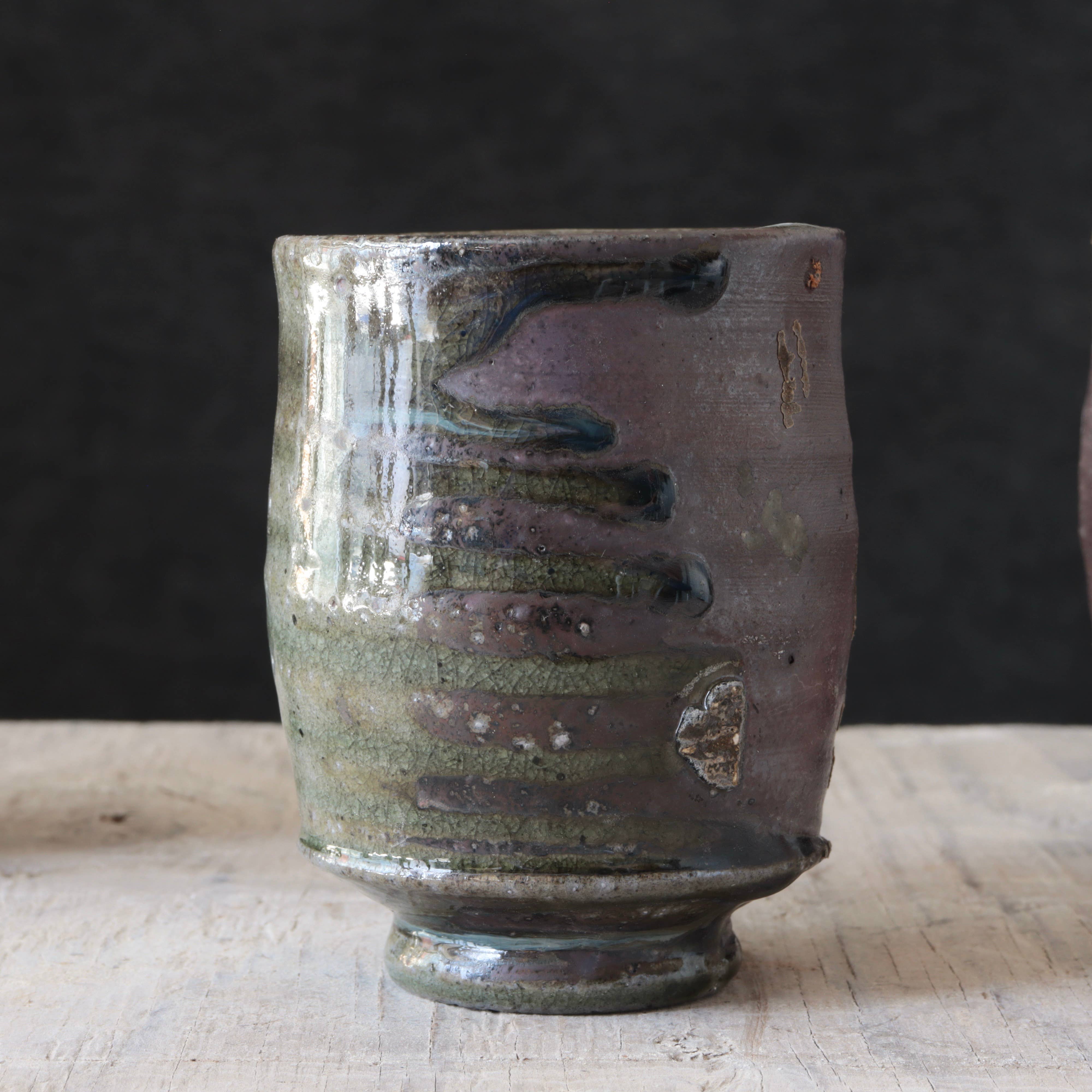 Matt Fishman Pottery - Wholesale Coffee Mug - Wild Clay Drippy Soda Fired Cups 4