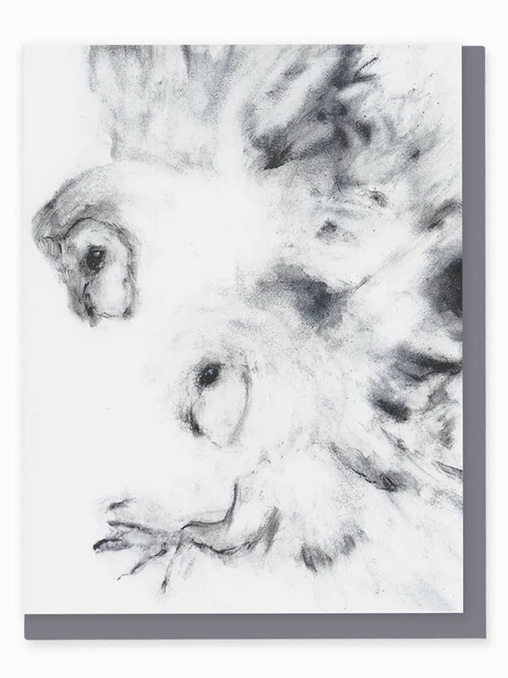 Double Owls Card for wholesale by Leigh Cypres