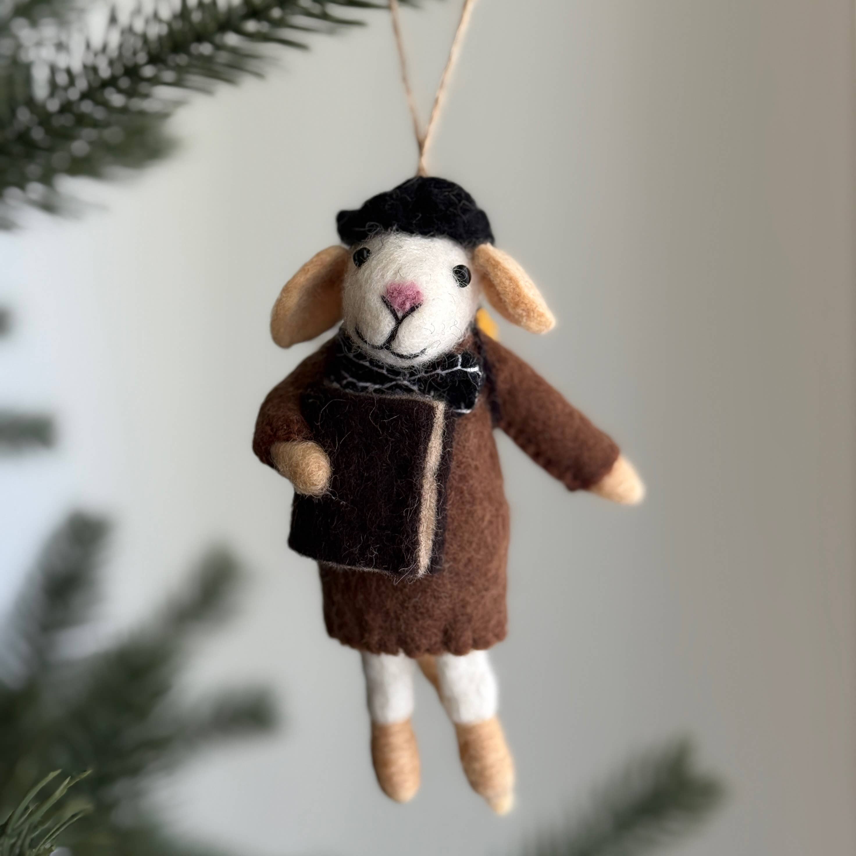 Ganapati - Wholesale Ornament - Felt Mouse Family Christmas Ornament3