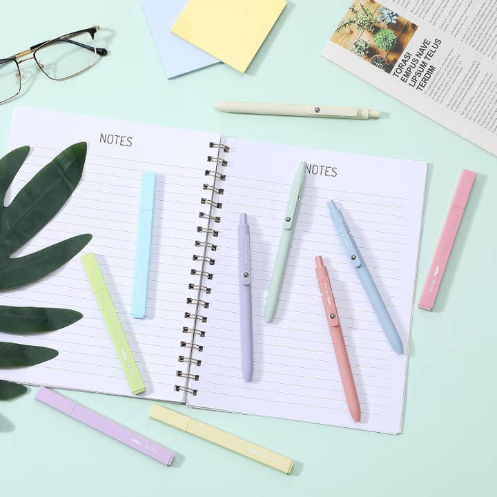 Mr. Pen - Wholesale Highlighter - Mr. Pen Aesthetic Highlighters & Gel Pens Collection7