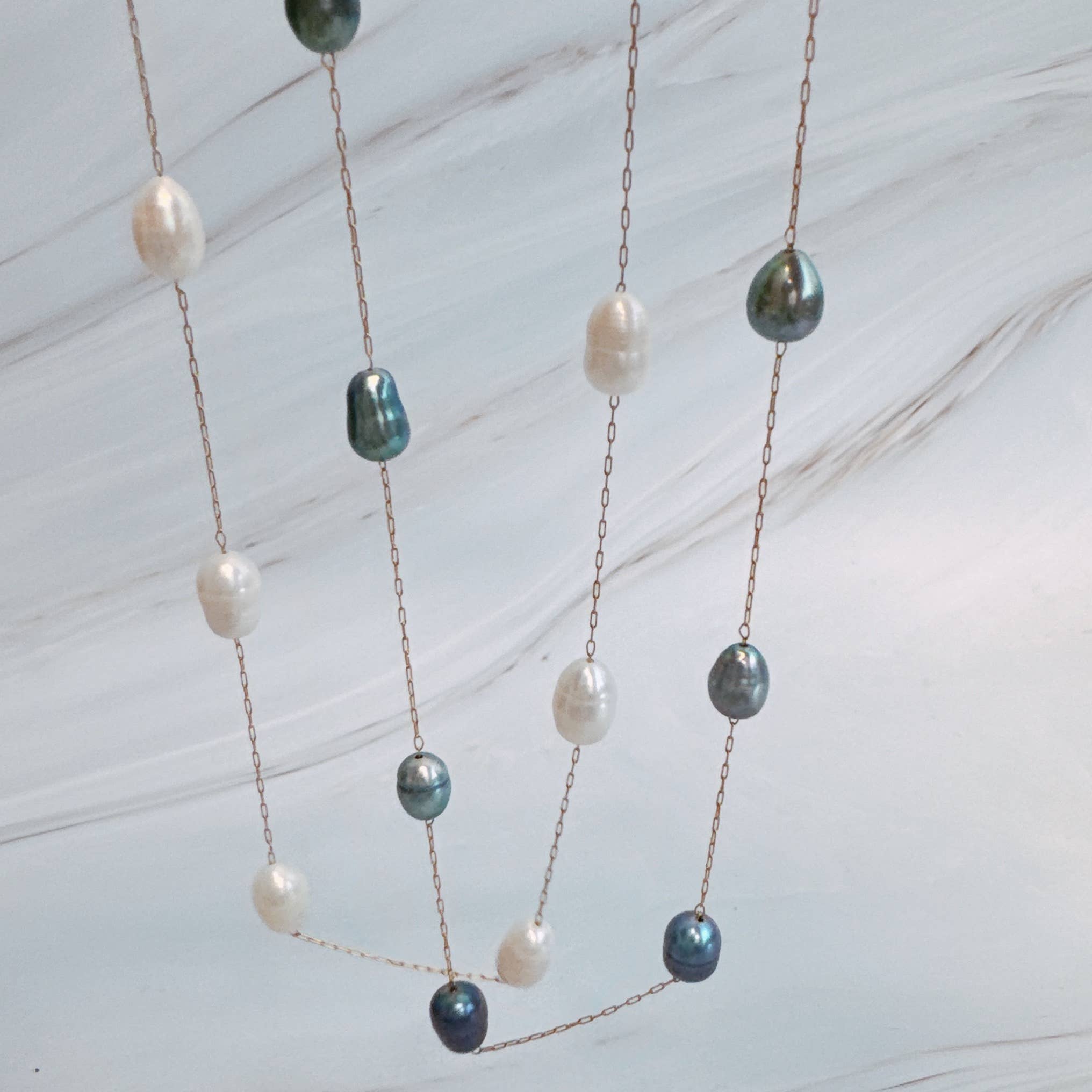 Ellison+Young - Wholesale Beaded/Pearl Necklace - Esther Freshwater Pearl Necklace1