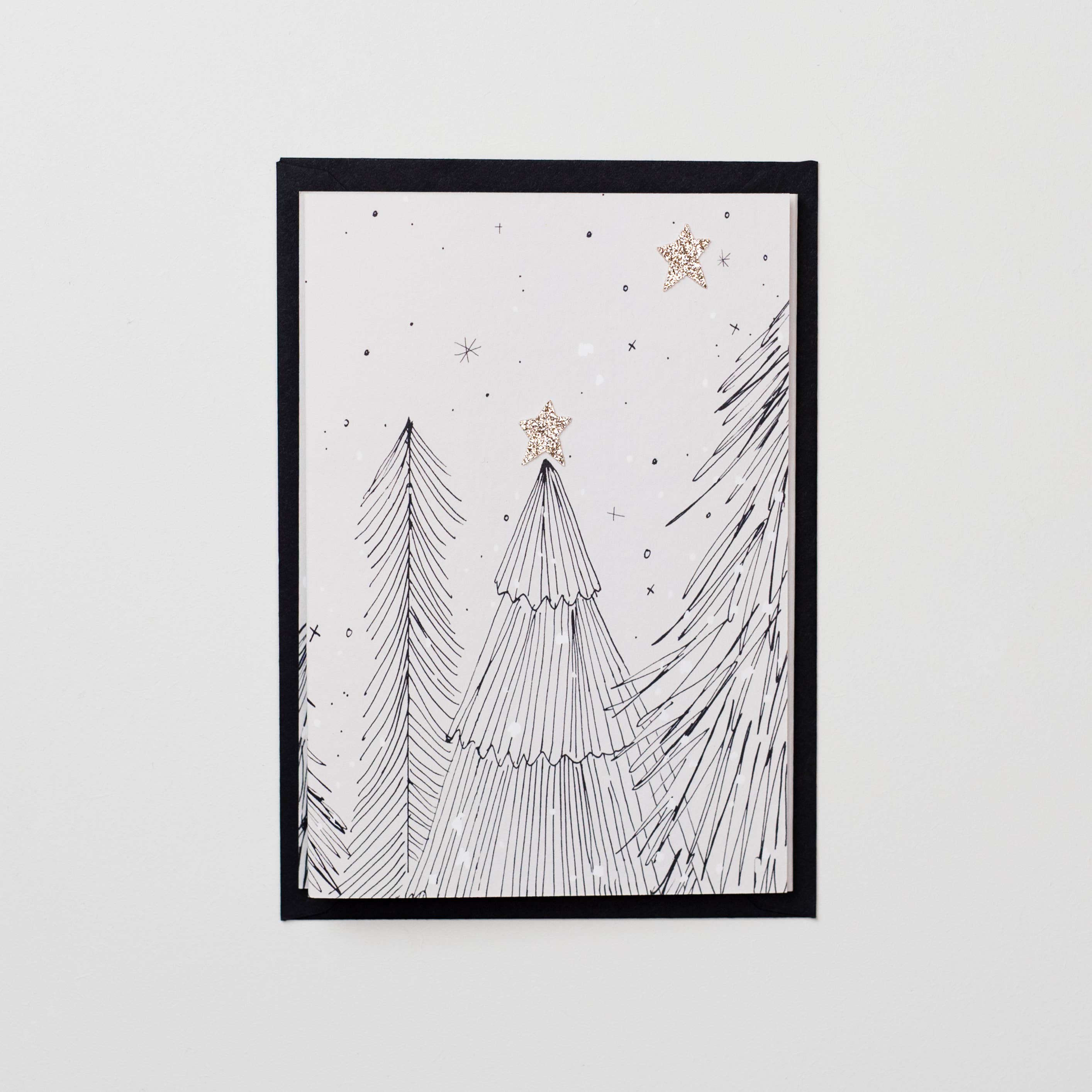 Katie Housley - Wholesale Christmas Card - Concertina Hand Finished Christmas Holiday Card2