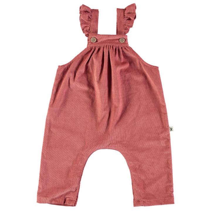 Baby-overall met ruches - AW24 collectie voor wholesale door Petit Indi