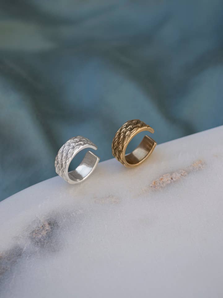 Mesh Earcuff for wholesale by FORGE & FINISH