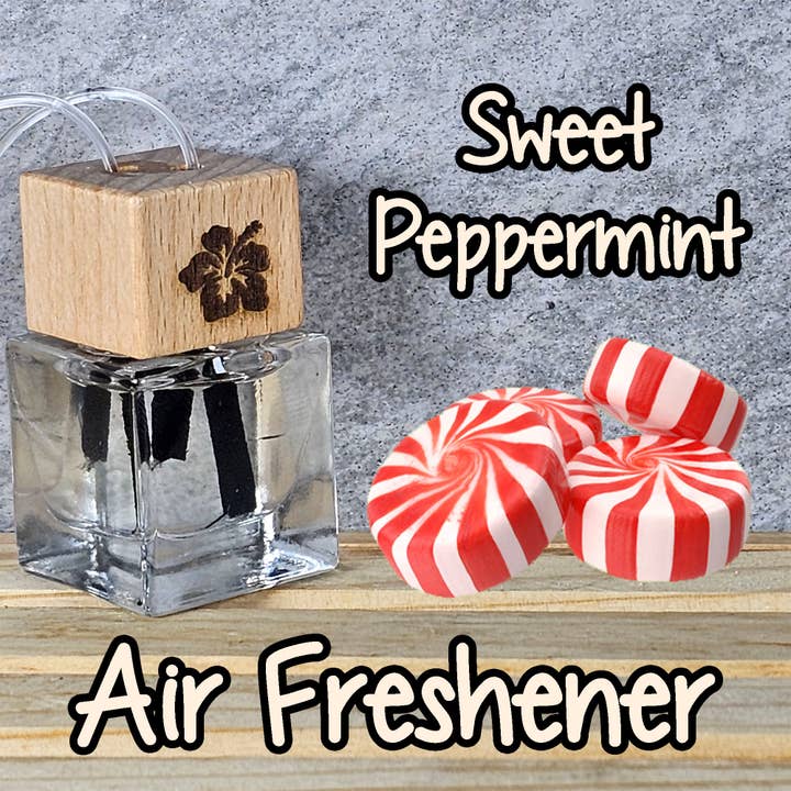 Sweet Peppermint Car Air Freshener for wholesale by Ohana Scents