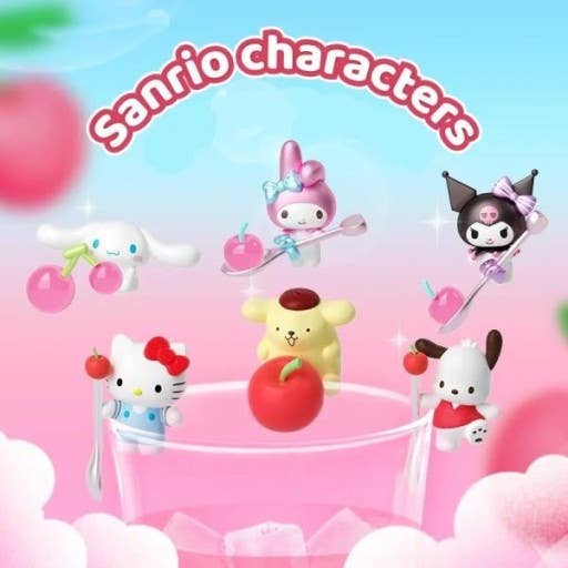 K_Wonderland - Wholesale Decorative Figurine - Sanrio Cherry Series – Blind Random Box Cup Figures