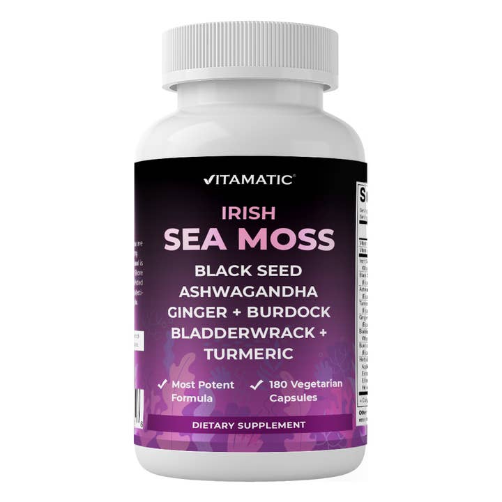 Vitamatic Sea Moss 3000mg | 180 Vegetarian Capsules for wholesale by Vitamatic